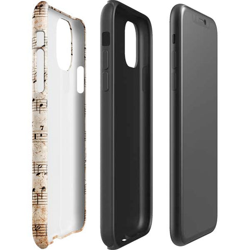 Antique Notes iPhone 11 Pro Max Impact Case