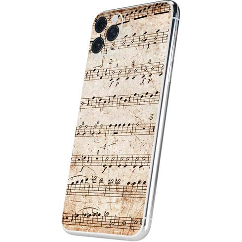 Antique Notes iPhone 11 Pro Max Skin