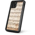 Antique Notes iPhone 11 Pro Waterproof Case