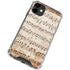 Antique Notes iPhone 12 Clear Case