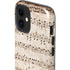 Antique Notes iPhone 12 Impact Case