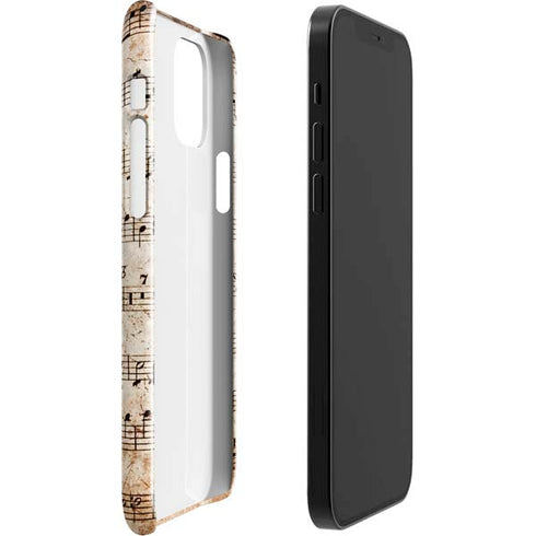 Antique Notes iPhone 12 Mini Lite Case