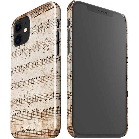 Antique Notes iPhone 12 Mini Lite Case