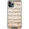 Antique Notes iPhone 12 Pro Max Clear Case