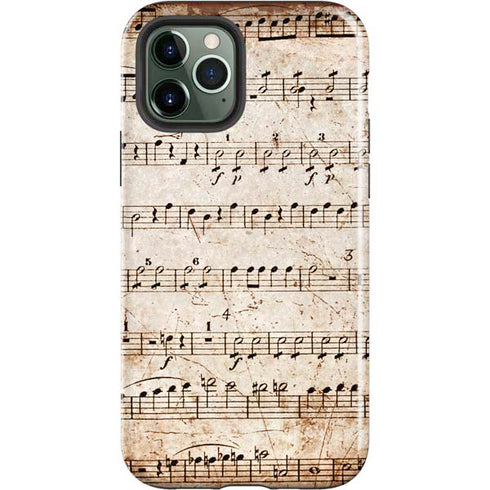 Antique Notes iPhone 12 Pro Max Impact Case