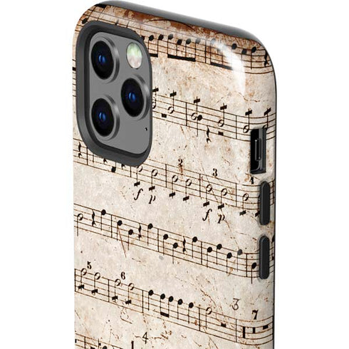 Antique Notes iPhone 12 Pro Max Impact Case