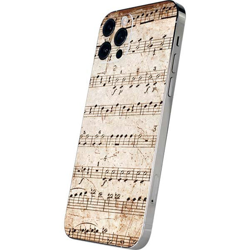 Antique Notes iPhone 12 Pro Skin