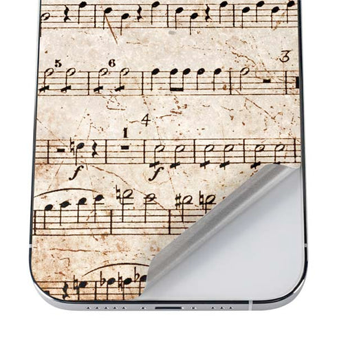 Antique Notes iPhone 12 Pro Skin