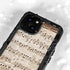 Antique Notes iPhone 13 Mini Waterproof Case