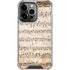 Antique Notes iPhone 13 Pro Clear Case