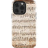 Antique Notes iPhone 13 Pro Impact Case