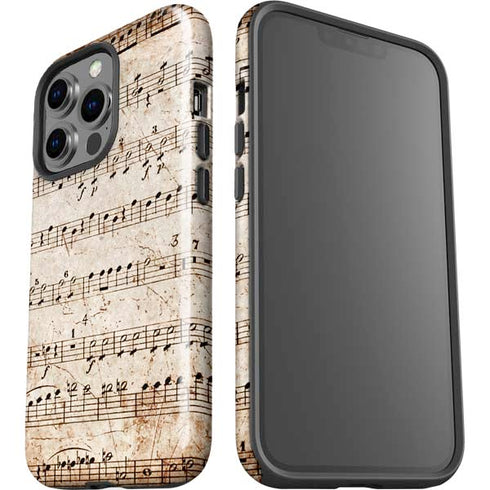 Antique Notes iPhone 13 Pro Impact Case