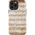 Antique Notes iPhone 13 Pro Max Impact Case