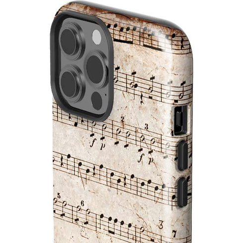 Antique Notes iPhone 13 Pro Max Impact Case