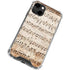 Antique Notes iPhone 14 Clear Case