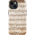 Antique Notes iPhone 14 Plus Impact Case
