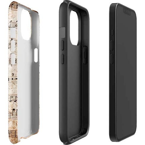 Antique Notes iPhone 15 Impact Case