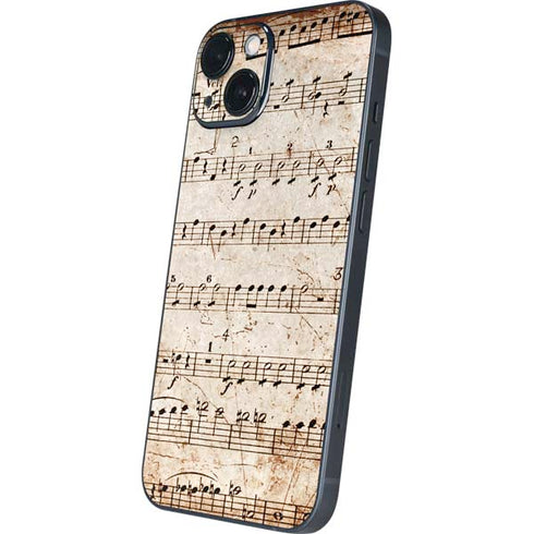 Antique Notes iPhone 14 Plus Skin