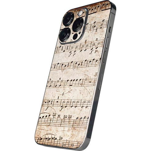 Antique Notes iPhone 14 Pro Max Skin