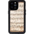 Antique Notes iPhone 14 Pro Max Waterproof Case