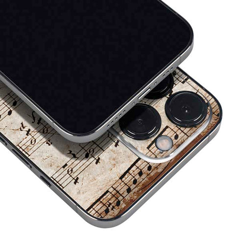 Antique Notes iPhone 15 Pro Skin