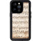 Antique Notes iPhone 14 Pro Waterproof Case