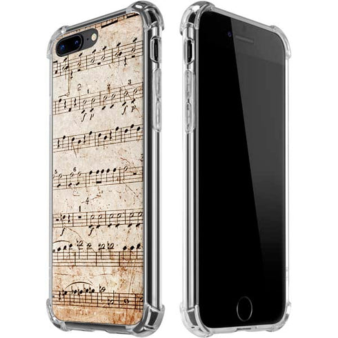 Antique Notes iPhone 7/8 Plus Clear Case