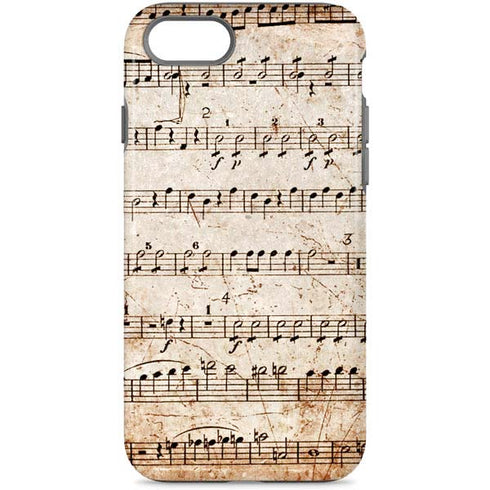 Antique Notes iPhone 8 Pro Case