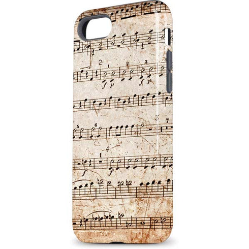Antique Notes iPhone 8 Pro Case