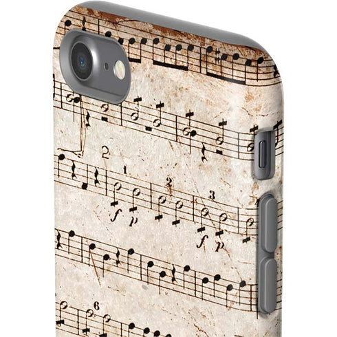 Antique Notes iPhone SE (2nd & 3rd Gen) Pro Case