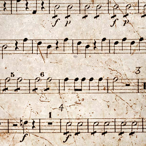 Antique Notes iPhone XS Pro Case