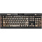 Antique Notes K95 RGB PLATINUM Mechanical Gaming Keyboard Skin