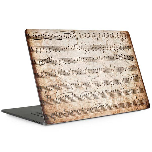 Antique Notes Apple MacBook Pro 15-inch Skin