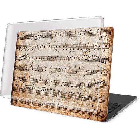 Antique Notes MacBook Pro 15in (2016-19) Case plus Skin