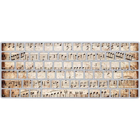 Antique Notes Magic Keyboard Skin