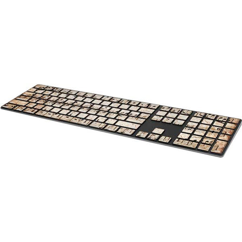 Antique Notes Magic Keyboard with Numeric Keypad Skin