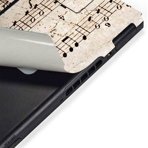 Antique Notes Nintendo Switch Bundle Skin