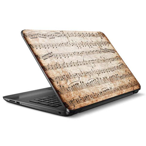 Antique Notes HP Notebook Skin