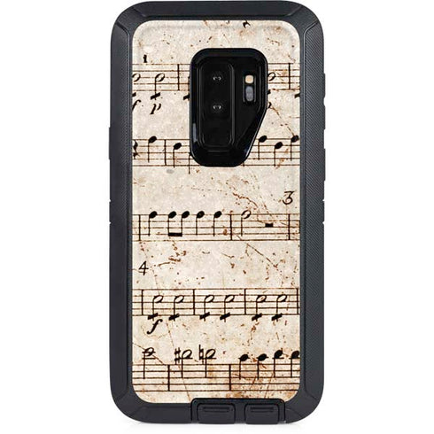 Antique Notes Otterbox Defender Galaxy Skin