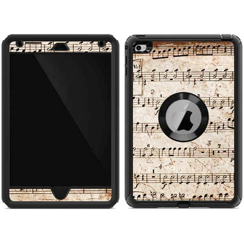 Antique Notes Otterbox Defender iPad Skin