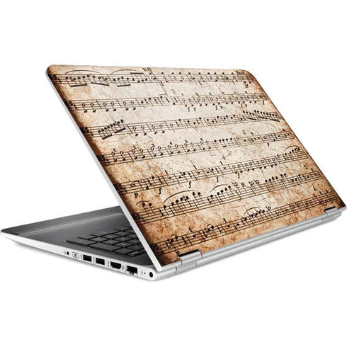 Antique Notes HP Pavilion Skin