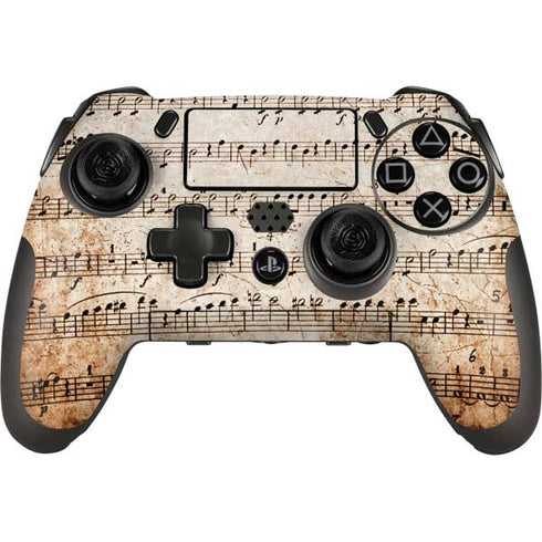 Antique Notes PlayStation Scuf Vantage 2 Controller Skin