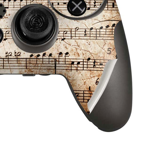 Antique Notes PlayStation Scuf Vantage 2 Controller Skin