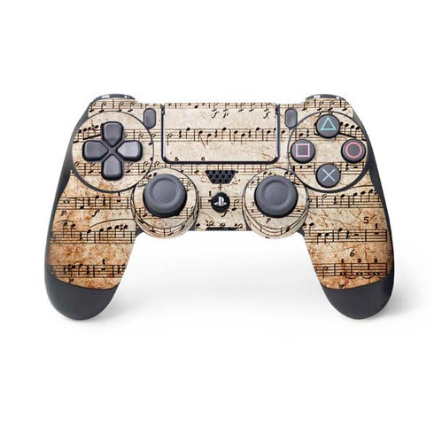 Antique Notes PS4 Controller Skin
