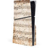 Antique Notes PS5 Slim Disk Console Skin