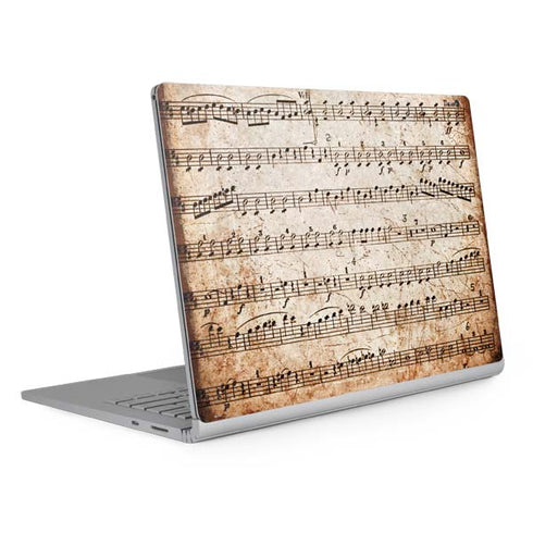 Antique Notes Surface Book 2 13.5in Skin