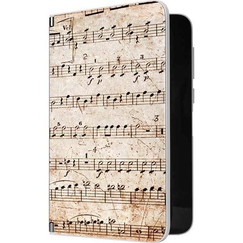 Antique Notes Surface Duo Skin