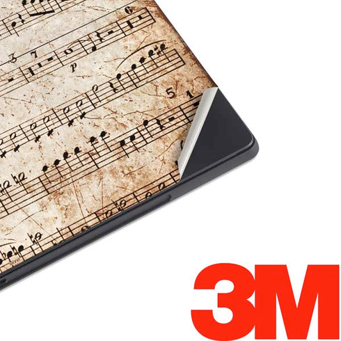 Antique Notes Surface Pro 7 Skin