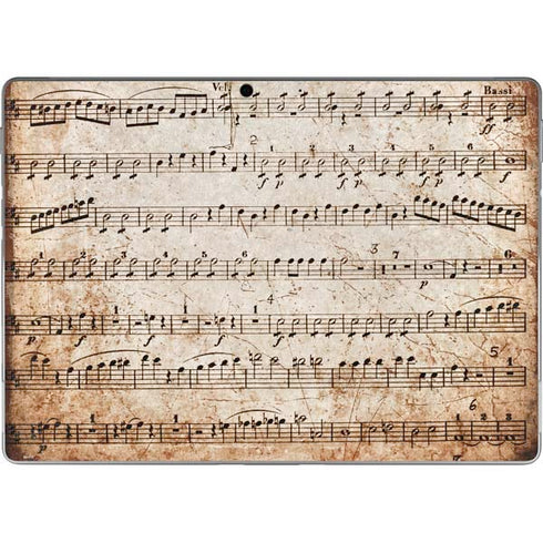 Antique Notes Surface Pro 9 Skin