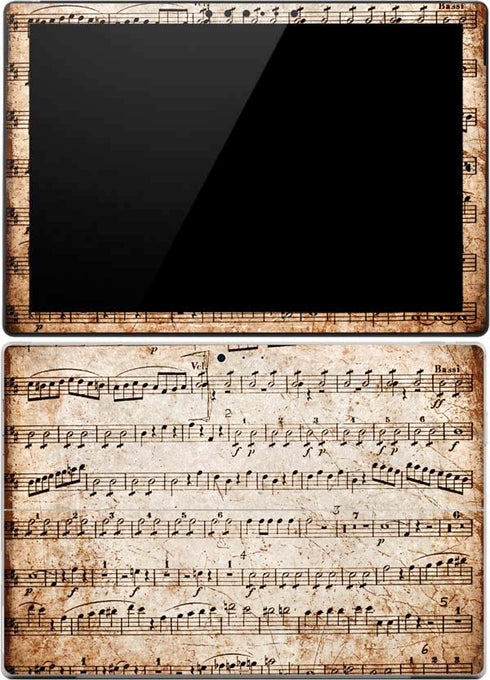 Antique Notes Surface Pro (2017) Skin